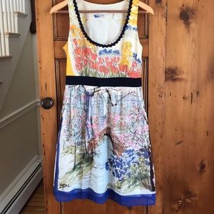 French inspired silk dress